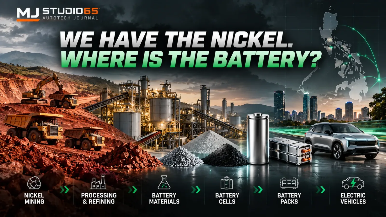 Philippine Nickel and EV Batteries: Can We Move Up the Battery Value Chain?