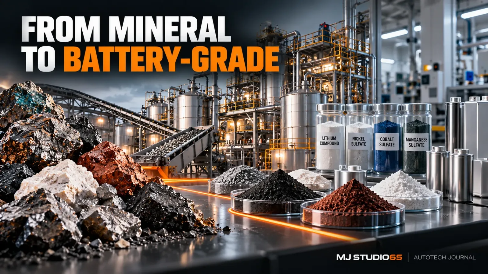 The Hidden Journey of an Electric Car Battery, From Earth to EV